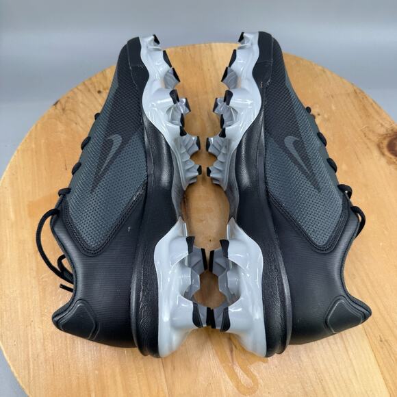 Nike Force Trout 8 Pro MCS Men\'s Size 9 Baseball Cleats Black Molded Spikes